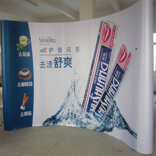 双磁吸拉网展架
